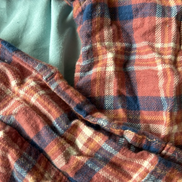 ππ American Eagle Flannel (M) β Peach & Blue Perfection! - Picture 4 of 4
